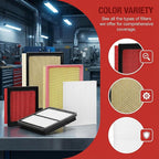 White Cabin Filter & Engine Air Filter Kit - Image 5