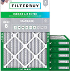 Filterbuy 20x21x2 Air Filter MERV 8 Essential Dust & Allergy Defense, by Filterbuy