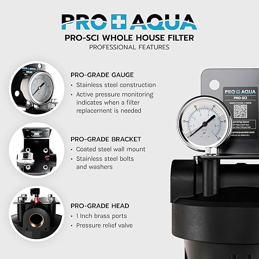PRO+AQUA PRO-SCI-S55E Whole House Water Filter & Softener Bundle | 55, 000 - Image 5