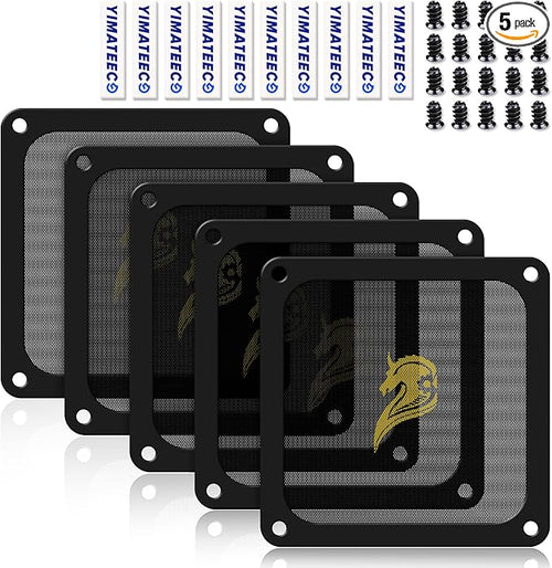 120mm Fan Filter PC Dust Filter Computer Fan Grills Dust Mesh Magnetic Frame PC by YIMATEECO