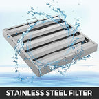 VBENLEM Pack of 6 Hood Filters 19.5W x 24.5H Inch, 430 Stainless Steel 4 - Image 3