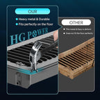 Floor Register 4 x 10 Inch, HG Power 4 Pack Heavy Duty Floor Vent Covers - Image 4