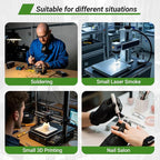 YC100 Solder Fume Extractor, Powerful 105W & Suction 260m³/h, Low-Noise Below - Image 5