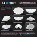 Qualitative Filter Paper 24 cm Quadrant Folded Filter Paper, Qualitative Grade 1 - Image 6