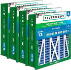 Filterbuy 20x25x5 Air Filter MERV 13 Optimal Smoke & Allergy Defense, by Filterbuy