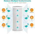 SimPure Whole House Water Filter Cartridges 5 Micron 10" x 4.5" CTO+GAC/KDF - Image 4