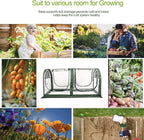 Porayhut Portable Greenhouse Tent, Easy Set-Up Gardening Flower House & Plant - Image 8