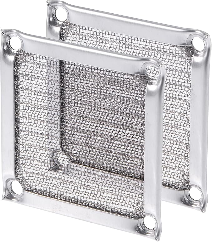 MECCANIXITY 60mm Computer Fan Filter Grills Stainless Steel Mesh Dustproof Case by MECCANIXITY
