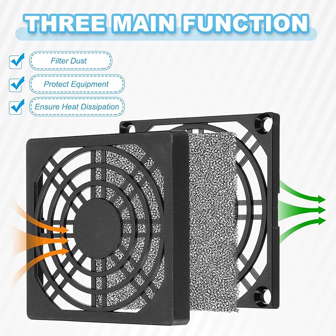 PATIKIL 70mm Fan Filter Grill - Image 3