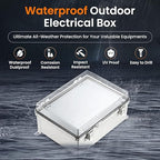 QILIPSU Waterproof Junction Box IP67 Outdoor Plastic Electrical Project - Image 2