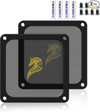 140mm Fan Filter PC Dust Filter Computer Fan Grills Dust Mesh Magnetic Frame PC by YIMATEECO