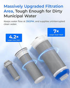 Waterdrop Mega Spin Down Sediment Filter, Upgraded Reusable Backwash Whole - Image 6