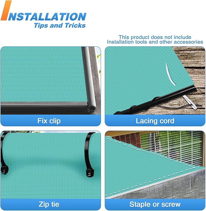 TANG Sun Shade Fabric Roll 8'x139' Shade Cloth - Image 5