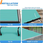 TANG Sun Shade Fabric Roll 8'x18' Shade Cloth - Image 5
