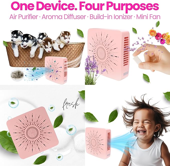 Cute Portable Mini Air Purifier - Image 3