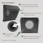 Vent Systems 4" Inch Exhaust Vent Cover - Image 4