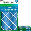 Filterbuy 12x24x1 Air Filter MERV 13 Optimal Smoke & Allergy Defense, by Filterbuy