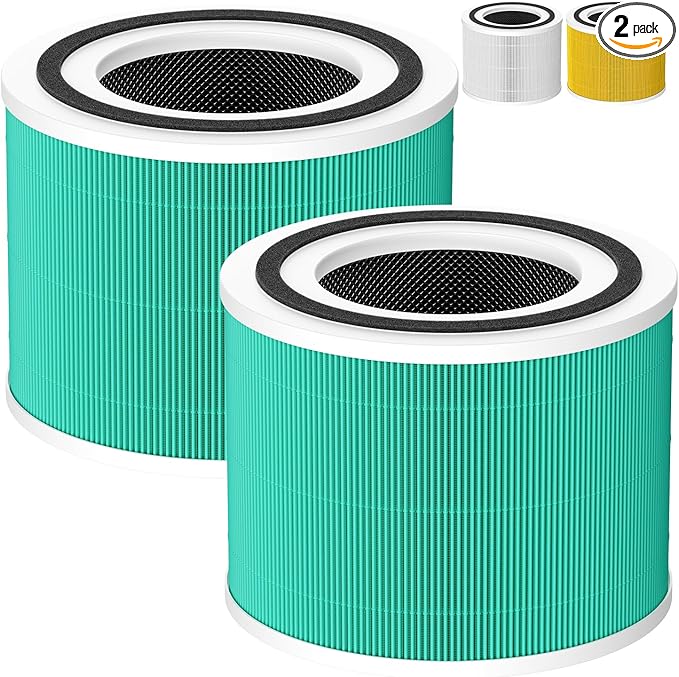 2 Pack 14 True HEPA Toxin Absorber Replacement Filter Compatible by Caehomly