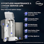 iSpring RCD100 5-Stage Countertop Reverse Osmosis System, Instant Hot RO Water - Image 5