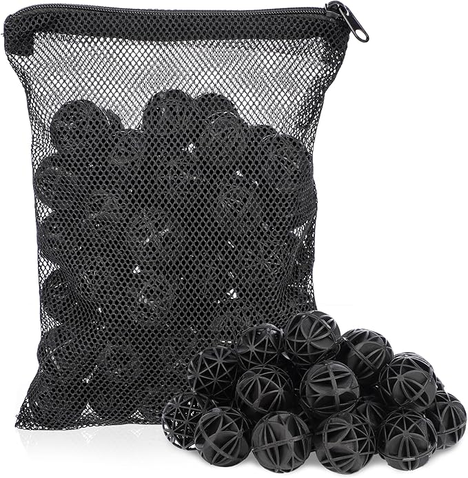 Segarty Aquarium Bio Balls, 1 inch Koi Pond Filter Media Bio Ball by Segarty
