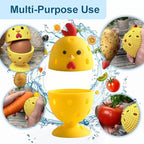 Egg Washer for Fresh Eggs, Egg Scrubber for Fresh Eggs, 2 Reusable Silicone - Image 6