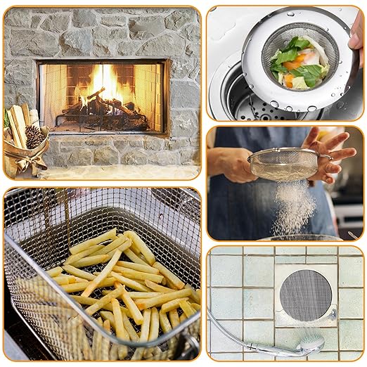 6 Pack 12×8 Inch Wire Mesh Screen, 20 Mesh Stainless Steel Mesh, Sturdy No Rust - Image 6