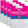 Nordic Pure 16x16x1 Tru Mini Pleat MERV 11 AC Furnace Air Filters – 2.5X More by NordicPure