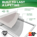 K&N 20X24X1 HVAC Furnace Air Filter, Lasts a Lifetime, Merv 13, the Last HVAC - Image 4