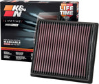 K&N High-Flow Original Lifetime Engine Air Filter: Increase Power: Premium by KNEngineeringInc