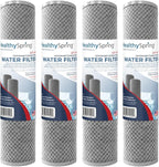 American Made, 5 Micron 2.5" x 10" Whole House CTO Carbon Sediment Water Filter by HealthySpring