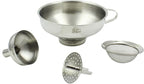 Zoie + Chloe 3-in-1 Stainless Steel Funnel Set by ZoieChloe
