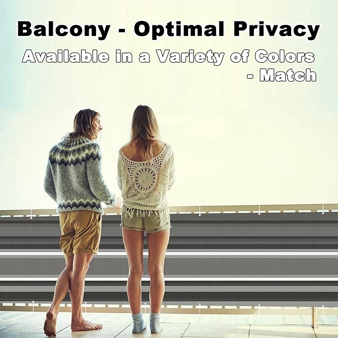 Fence Privacy Screen 6.6' x 13.1' UV Protection Weather-Resistant Outdoor - Image 2