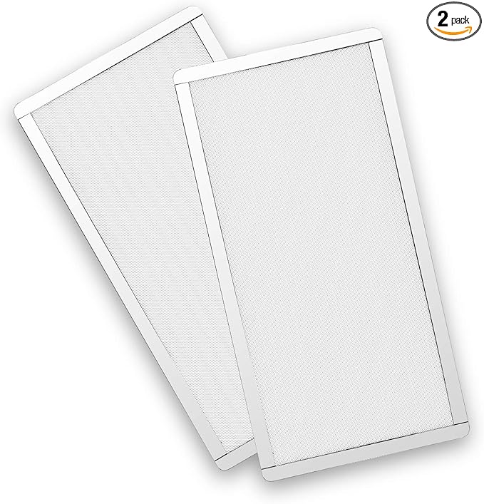 287mm 140mm x 2 PC Fan Dust Mesh Filter 11.3inch x 5.79inch PVC Computer PC by PANO-MOUNTS