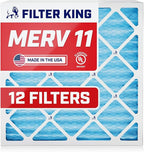 Filter King 17.25x17.25x1 Air Filter | 12-PACK | MERV 11 HVAC Pleated A/C by FilterKing