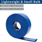 2-1/2 in x 25 ft Pool Backwash Hose Heavy Duty Drain Discharge Double PVC Lay - Image 5