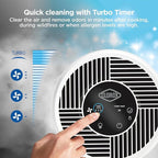Clorox Turbo Air Purifiers for Home, True HEPA Filter, Quickly Cleans Medium - Image 5