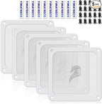 120mm Fan Filter PC Dust Filter Computer Fan Grills Dust Mesh Magnetic Frame PC by YIMATEECO
