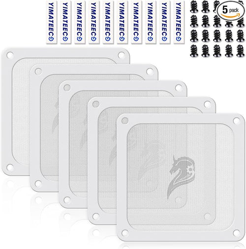 120mm Fan Filter PC Dust Filter Computer Fan Grills Dust Mesh Magnetic Frame PC by YIMATEECO