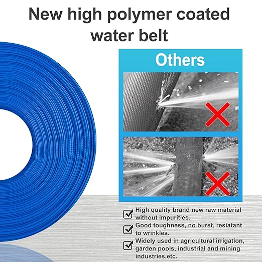 OCGIG 2" x 100 FT Pool Backwash Hose, Heavy-Duty Lay Flat Discharge PVC Hose - Image 4