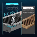 Floor Register 4 x 12 Inch, HG Power 1 Pack Heavy Duty Floor Vent Covers - Image 3