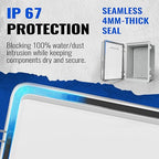 Outdoor Electrical Junction Box | IP67 Waterproof | Resistant ABS Material - Image 3