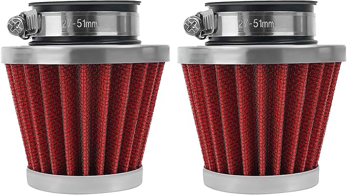2PCS 42mm Universal Air Filter For GY6 125CC 150CC 200CC 250CC Dirt Bike ATV by LCGLY