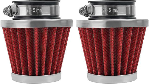 2PCS 42mm Universal Air Filter For GY6 125CC 150CC 200CC 250CC Dirt Bike ATV by LCGLY