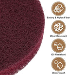 HARFINGTON 24pcs Scrubber Scouring Pads 400 Grits 4 Inch Drill Power Brush Hoop - Image 4