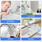 YYKBZ Water Filter For Sink Faucet Extender, 1080° Swivel Aerator, 2 Modes - Image 7