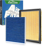 Cabin & Engine Air Filter Fit for 2010-2015 Toyota Prius L4 1.8L, Prius Plug-In by Forccord