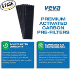 Veva 2 HEPA Air Filters & 6 Carbon Pre-Filters Replacement Filter C Compatible - Image 6