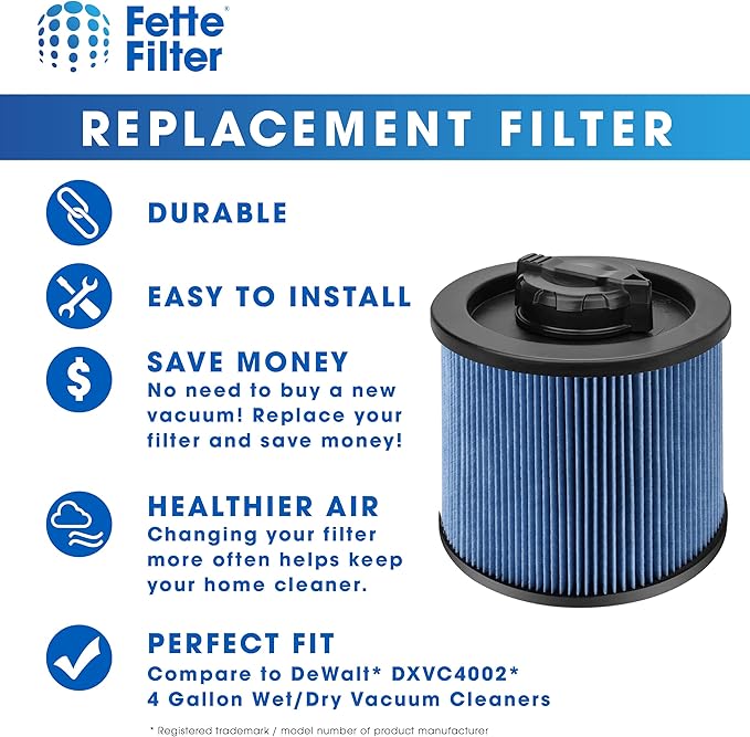 Fette Filter - DXVC4002 High Efficiency Cartridge Filter Replacement Compatible - Image 3