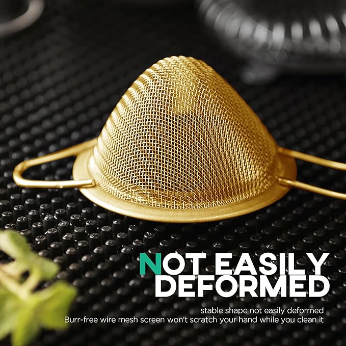 Homestia Fine Mesh Strainer for Kitchen, 304 Stainless Steel Cocktail Sieve - Image 5