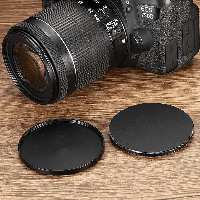 PATIKIL 43mm Lens Cap, 2 Pack Camera Lens Cap Cover Universal Front Metal Lens - Image 5